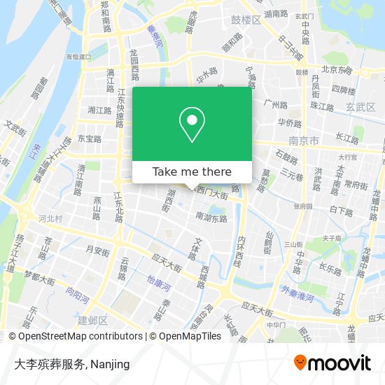 大李殡葬服务 map