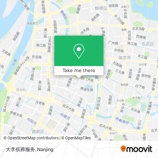 大李殡葬服务 map