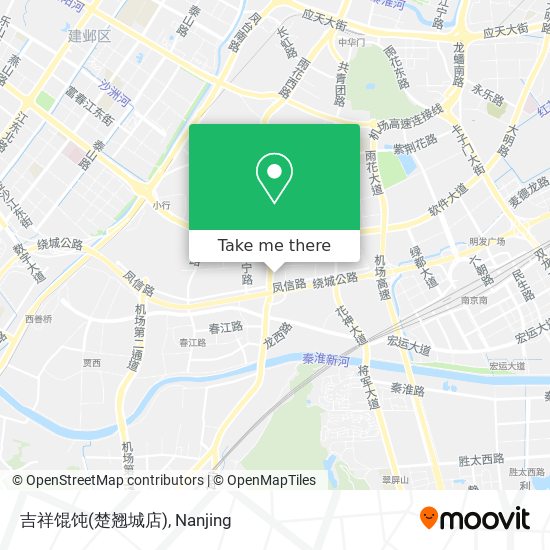 吉祥馄饨(楚翘城店) map