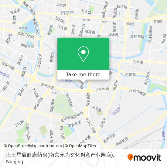 海王星辰健康药房(南京无为文化创意产业园店) map