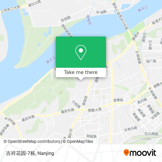 吉祥花园-7栋 map
