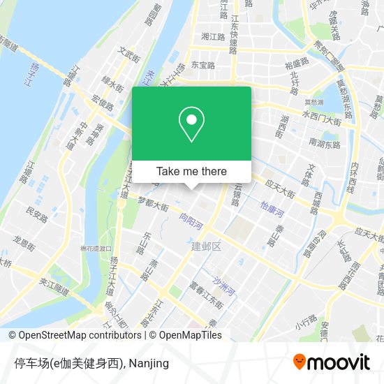 停车场(e伽美健身西) map