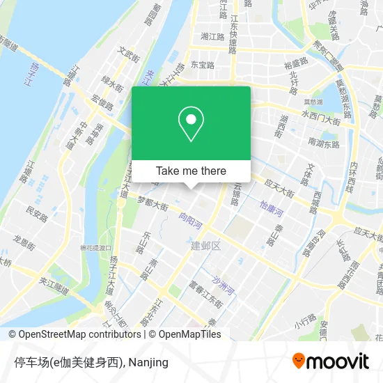 停车场(e伽美健身西) map