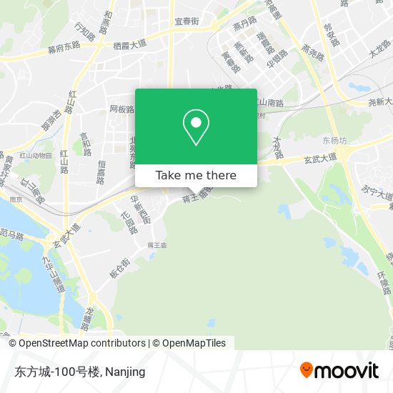 东方城-100号楼 map