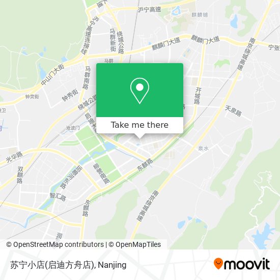 苏宁小店(启迪方舟店) map
