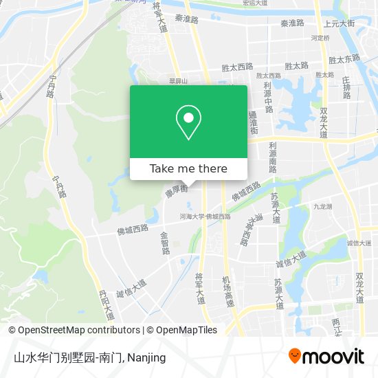山水华门别墅园-南门 map