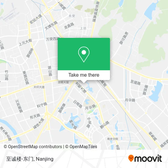 至诚楼-东门 map