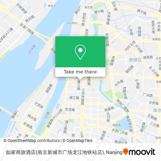 如家商旅酒店(南京新城市广场龙江地铁站店) map