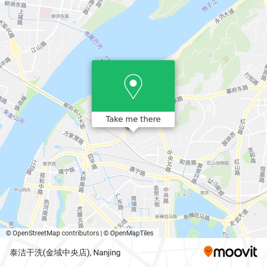 泰洁干洗(金域中央店) map