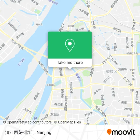 清江西苑-北1门 map