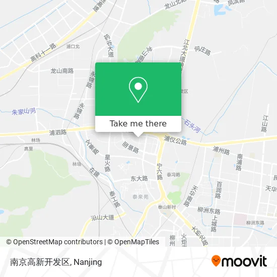 南京高新开发区 map