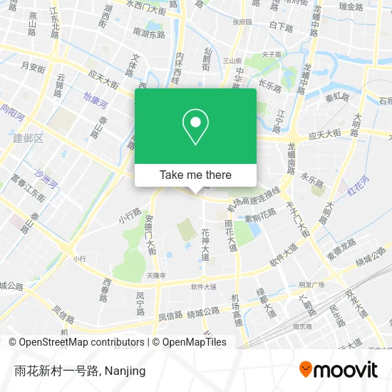 雨花新村一号路 map