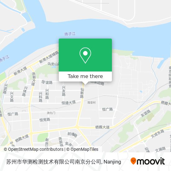 苏州市华测检测技术有限公司南京分公司 map