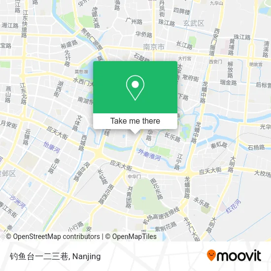 钓鱼台一二三巷 map