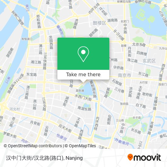 汉中门大街/汉北路(路口) map