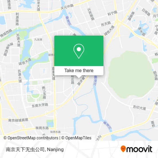 南京天下无虫公司 map