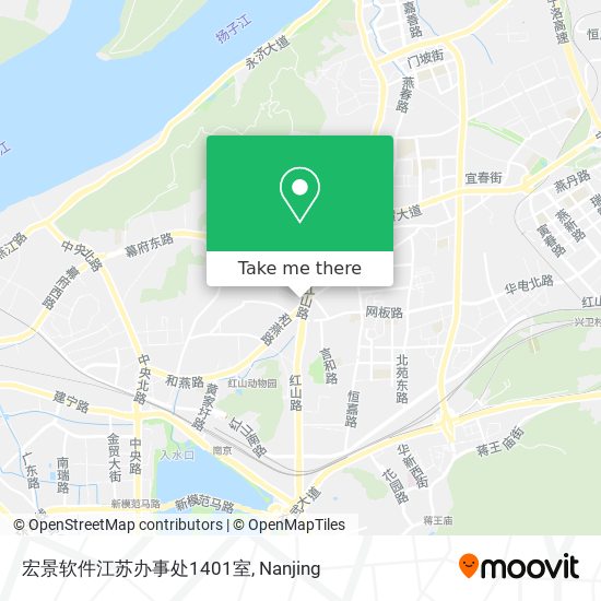 宏景软件江苏办事处1401室 map