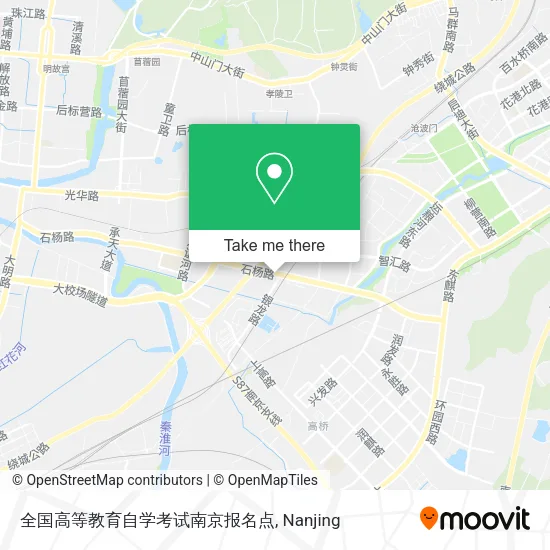 全国高等教育自学考试南京报名点 map