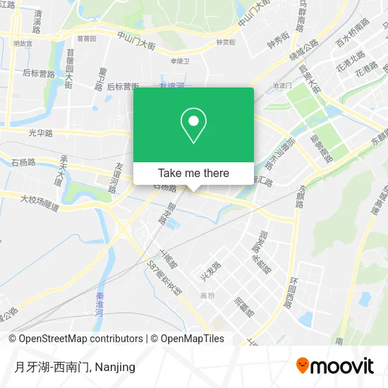 月牙湖-西南门 map