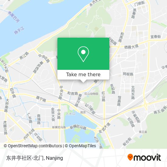东井亭社区-北门 map