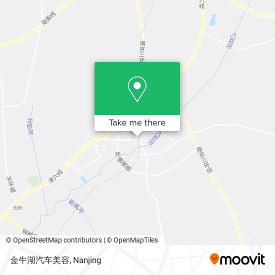 金牛湖汽车美容 map