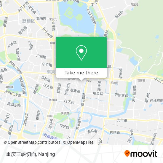 重庆三峡切面 map