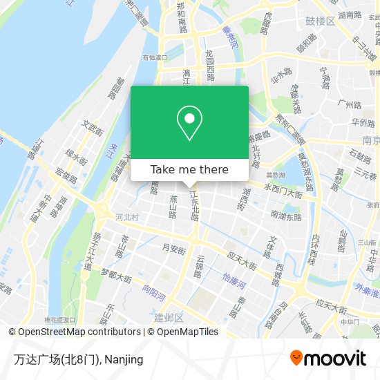 万达广场(北8门) map