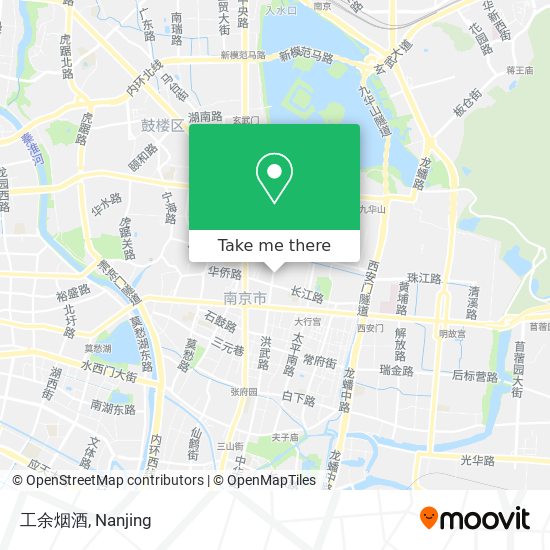 工余烟酒 map