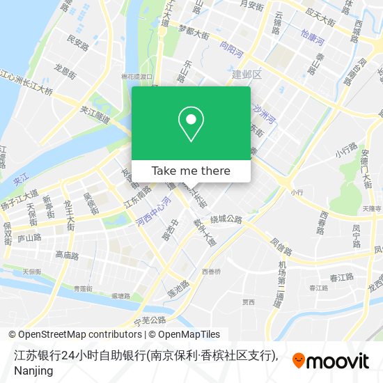 江苏银行24小时自助银行(南京保利·香槟社区支行) map