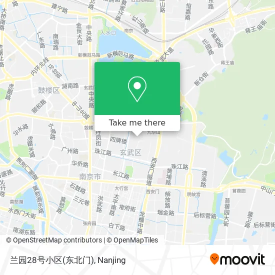 兰园28号小区(东北门) map