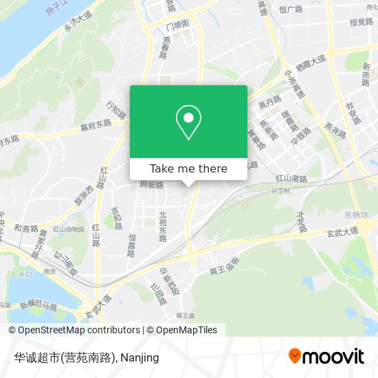 华诚超市(营苑南路) map
