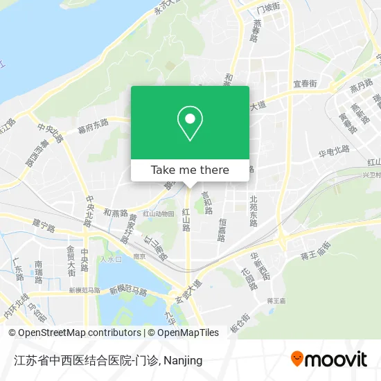 江苏省中西医结合医院-门诊 map