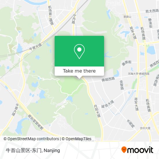 牛首山景区-东门 map