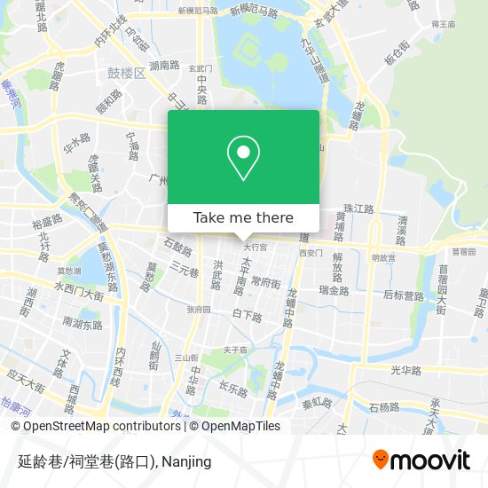 延龄巷/祠堂巷(路口) map