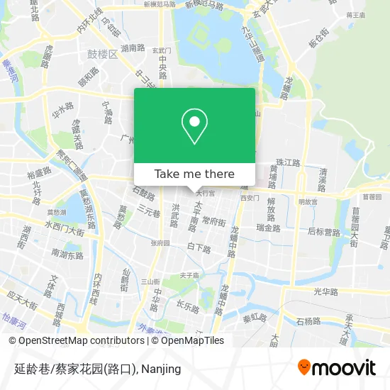 延龄巷/蔡家花园(路口) map