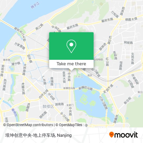 垠坤创意中央-地上停车场 map