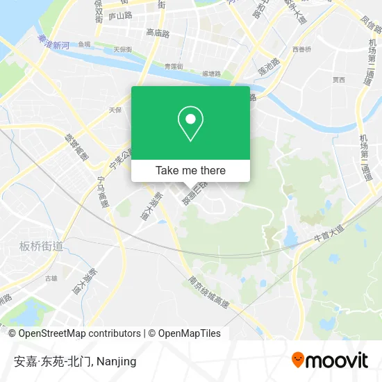 安嘉·东苑-北门 map
