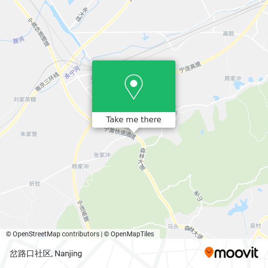 岔路口社区 map