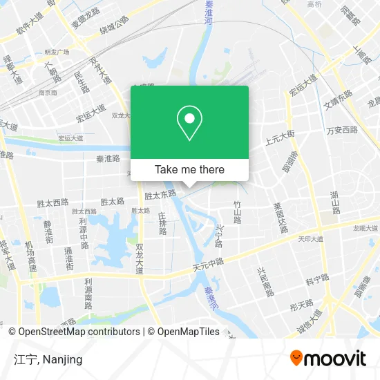 江宁 map