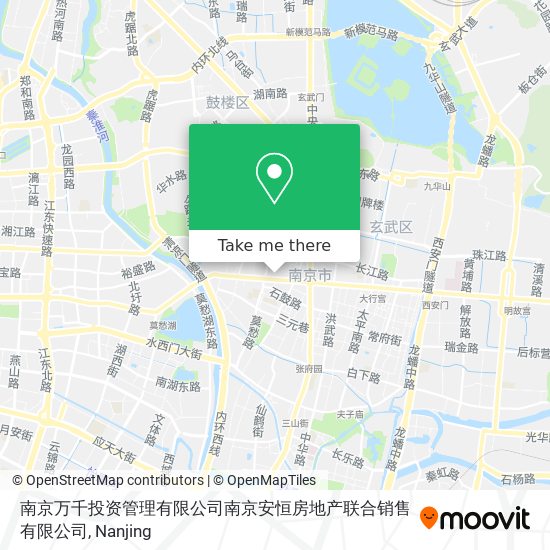 南京万千投资管理有限公司南京安恒房地产联合销售有限公司 map