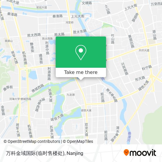 万科金域国际(临时售楼处) map