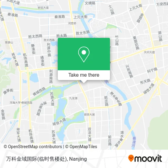 万科金域国际(临时售楼处) map