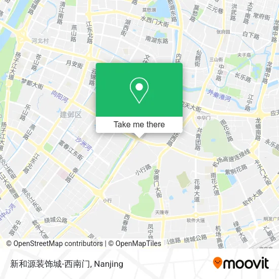 新和源装饰城-西南门 map