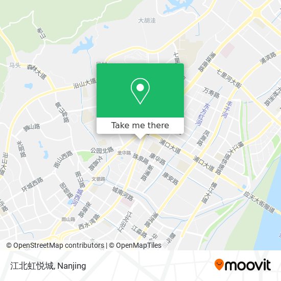 江北虹悦城 map