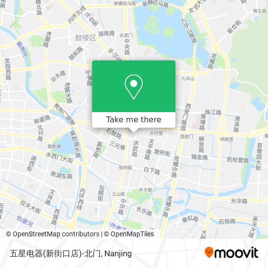 五星电器(新街口店)-北门 map
