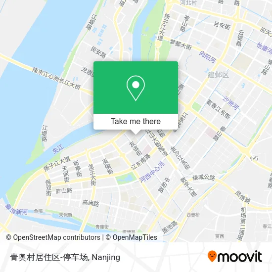 青奥村居住区-停车场 map