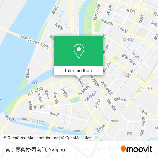 南京青奥村-西南门 map