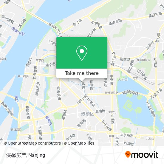 侠馨房产 map