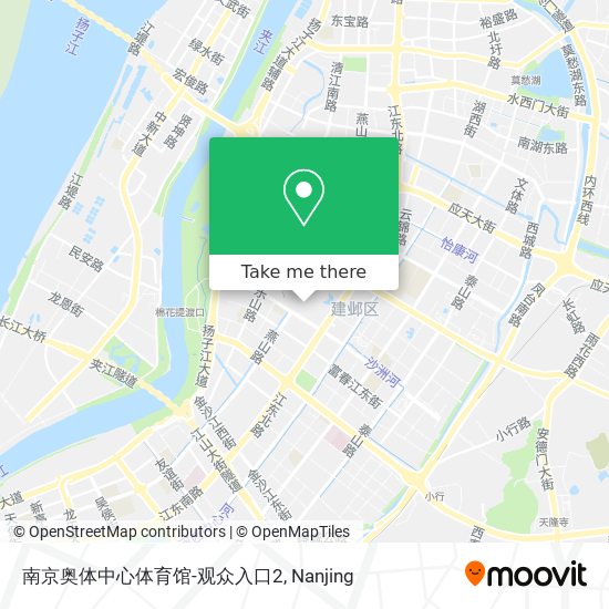 南京奥体中心体育馆-观众入口2 map