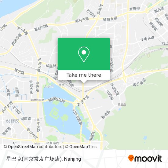 星巴克(南京常发广场店) map